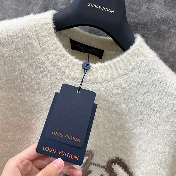 【大特価】ルイヴィトン LV インターシャ クルーネック コピー vuq08935